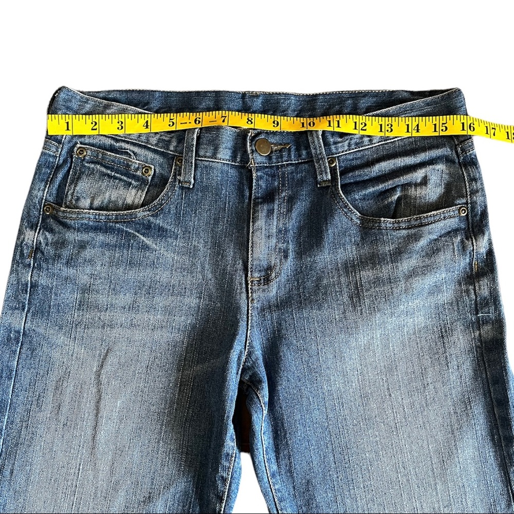 Garnet Hill Denim Bermuda Shorts Blue Size 6 - Picture 6 of 8